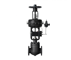 Vanne de régulation pneumatique OEM DN25 1 pouce AC220V WCB à bride, vanne à diaphragme pneumatique - Product Image 1