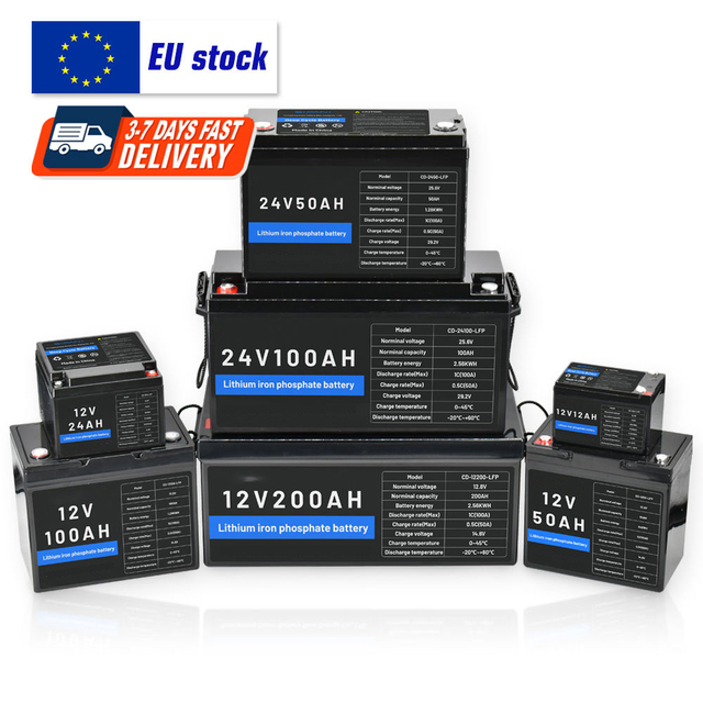 LiFePo4 Battery12v 24v 36V 48v 60v 96v 20AH 30AH 50AH 60AH 100AH 120AH 150AH 200AH 300AH 400AH 480AH Energy Storage Battery