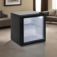 Réfrigérateur à porte vitrée simple de 52 L, refroidisseur personnalisé pour boissons énergisantes, efficacité énergétique 5 étoiles, dégivrage automatique
