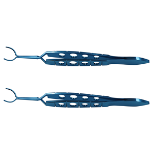 Pinzette oftalmiche con piattaforma di legatura 5mm forcipe ad angolo dentata - Product Image 6