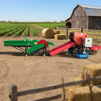 Machine d'emballage et de conditionnement automatique LongMiao pour ensilage d'herbe, fourrage, entraînement hydraulique, contrôle PLC, haute performance