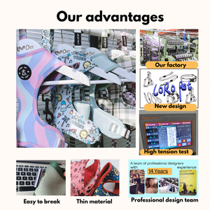 Bestseller Luxus & Mode Pet Supply Nylon Oxford Hunde geschirr mit reflektieren den Eigenschaften Verstellbarer Komfort Hunde halsband Leine - Product Image 5