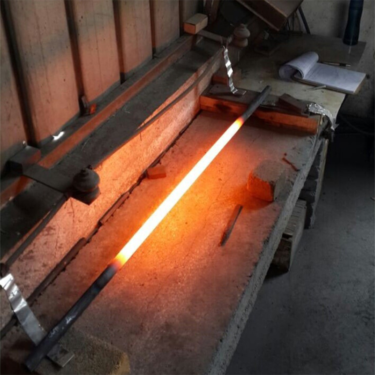 Straight sic silicone carbide heating rods with cold zone and hotzone