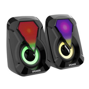 ลำโพงคอมพิวเตอร์ขายดี ลำโพงเกมมิ่ง RGB สำหรับ PC 2.0 เชื่อมต่อผ่าน USB พร้อมระบบควบคุมระดับเสียงและไฟ LED - Product Image 6