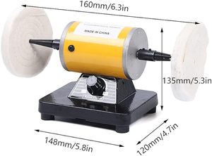 Điện kép đánh bóng Đệm Băng ghế dự bị hàng đầu đánh bóng biến tốc độ di động nha khoa phòng thí nghiệm nha sĩ Mini đánh bóng máy tiện - Product Image 2