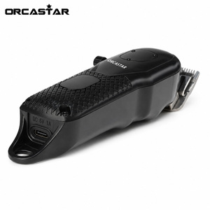 ORCASTAR ปัตตาเลี่ยนตัดผมไฟฟ้าแบบชาร์จ USB ไร้สายพร้อมจอแสดงผล LED เครื่องมือสำหรับผู้ชายสำหรับการตัดผม ปรับความยาวการตัดได้ - Product Image 4