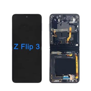 Schermo Pieghevole Originale Compatibile con Samsung Galaxy Z Flip 3, Sostituzione Display OLED + <span class=keywords><strong>Touch</strong></span> + Telaio - Product Image 1