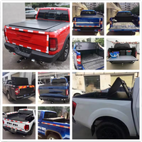Cubiertas Rígidas Plegables de Aleación de Aluminio para Camionetas, Impermeables con Cierre de Seguridad para GMC Sierra, Mazda, Mitsubishi, Great Wall