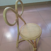 Mignon neutre lavande bleu jaune enfants chaise fête location anniversaire événement rotin canne chaise doux jouer enfants enfant chaise en location