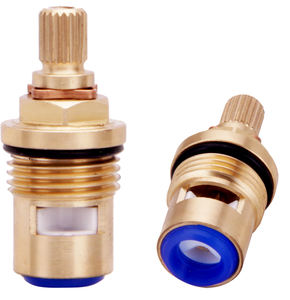 Robinet M18*1.5 à quart de tour, design <span class=keywords><strong>moderne</strong></span>, en laiton, avec cartouche en céramique, angle de rotation maximal de 90 degrés, garantie de 3 ans, entrée d'eau centrale - Product Image 3