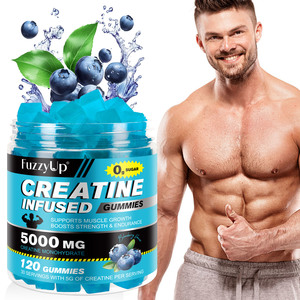 Gummies de créatine pour la croissance musculaire, marque privée, suppléments nutritionnels sportifs, sans sucre, 5000 mg de créatine monohydrate - Product Image 6