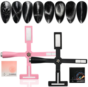 Aimant pour ongles 3D effet œil de chat, bâtonnet magnétique multifonctionnel pour gel UV, outil de dessin et de conception pour manucure en salon, accessoires DIY pour nail art - Product Image 2