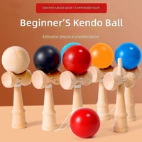 Kendama en bois à effet craquelé pour enfants et seniors, jouet éducatif traditionnel, balle de tour de magie, fabriqué dans le Zhejiang, vente en gros