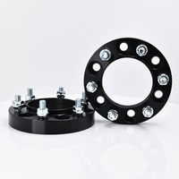 Nouveaux entretoises de roue ET+ Hub Centric en aluminium 6061-T6 usiné CNC, anodisé noir, 1 pouce, 6x139,7 mm, grade 10.9