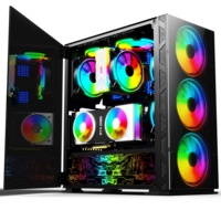 Bilgisaya Oem Odm Rgb Gaming Computer case Mid Tower Atx Pc Case Gabinete Gamer Computadora Pc Cabinet