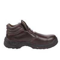 Chaussures de sécurité montantes unisexe pour le travail de construction, printemps-hiver-automne, avec empeigne en maille et cuir, embout en acier anti-perforation, semelle PU