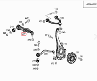 Bras de suspension inférieur avant droit en alliage d'aluminium argenté de haute qualité pour 253 205 213 4WD OE 2053304507 Garantie 12 mois