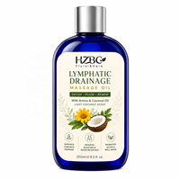 Huile de massage pour drainage lymphatique OEM - Détox naturelle pour réduire la rétention d'eau et les gonflements, Pamplemousse & Cyprès, Amincissant