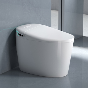 Mini Egg-Shaped Smart Toilet with Automatic UV Integration P-Trap Drainage Remote <strong>Control</strong> Seat Heating Strap for Small Spaces - Product Image 3