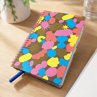 Carnet à spirale personnalisé pour étudiants, fabrication de carnets de bureau avec estampage argenté sur mesure