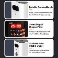 Pompe à eau multi-points à alimentation simultanée, haute pression, entrée et sortie en acier inoxydable, écran tactile, silencieuse, pompe à inverter PMSM