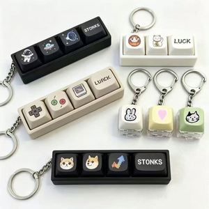 Llavero Personalizado con Tecla de Teclado y Diseño de Logotipo, Llavero de Teclado DIY para Aliviar el Estrés, Tecla de Acrílico Personalizable - Product Image 1