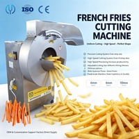 Industriële machine voor het maken van zoete aardappel frietjes, wortel- en groentechips, en het snijden van aardappelreepjes; productielijn voor aardappelchips.