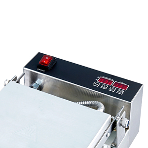Machine professionnelle commerciale à gaufres rainurées de 1 mm avec contrôle numérique, <span class=keywords><strong>moule</strong></span> en aluminium en forme de cœur pour crème glacée - Product Image 2