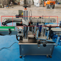 Machine d'étiquetage de boîte de conserve de bouteille carrée personnalisée professionnelle autocollant de qualité supérieure de bureau automatique économique enveloppant
