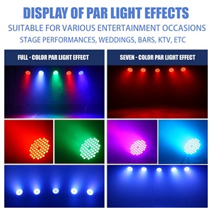 Baiqi Dmx512 Trong Nhà Pro Sân Khấu 54*3W Rgbw Màu Duy Nhất LED Ánh Sáng Par Ánh Sáng 3W Par Ánh Sáng Cho Đám Cưới Lễ Hội Giáng Sinh Trang Trí - Product Image 6