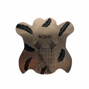 <span class=keywords><strong>BQAN</strong></span>-pegamento fuerte para extensiones de Material de aluminio, adhesivo reutilizable de Pvc de 500g, con forma de uña de oro rosa doble, personalizado, 158 Uds. - Product Image 1