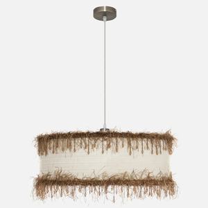 Lampada a sospensione beige 1xE27 50x50 cm con design versatile, ideale per illuminazione decorativa in interni e ambienti vari. - Product Image 1