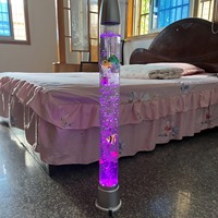 Colonne d'eau Bulle lumineuse LED Atmosphère Barre lumineuse KTV Décoration Colorée Feng Shui Fish tank Colorée Lampadaire