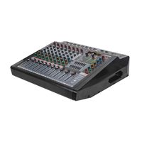 Console de mixage et de mixage amplifiée professionnelle 6/8/12/16 canaux avec BT pour scène DJ sonorisation en direct système d'amplification PA