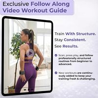 Kit de Anillo de Pilates con Guía de Entrenamiento en Video, Diseño Antideformación, Pesas para Tobillos para Mujeres, Apto para Principiantes