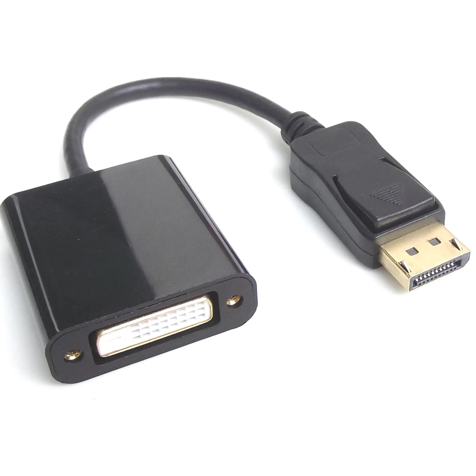 25cm Displayport DP Male to DVI Female Adapter Video Display Port Cable Converter for PC Laptop Black