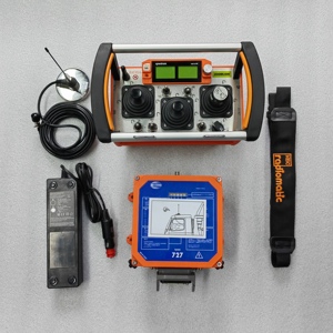 รีโมทคอนโทรลไร้สายแบบใหม่ 6 ตอน สำหรับรถปั๊มคอนกรีต รุ่น HBC727 - Product Image 5
