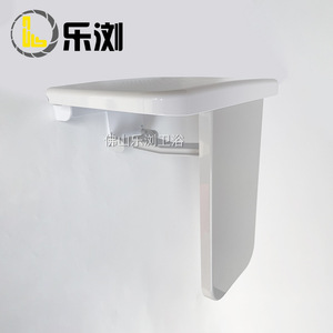 Le Liu Wall Mounted <b>Folding</b> Bath Seat 49.5x52x12.5cm Plastic Aluminum Alloy <b>Shower</b> <b>Stool</b> For Elderly And Pregnant Women - Product Image 2