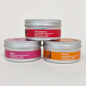 Manteca Corporal Humectante para Adultos de Alta Calidad, con Etiqueta Privada Personalizada de Fábrica OEM, a Base de Hierbas, Manteca de Karité, <span class=keywords><strong>Mango</strong></span> y Rosa - Product Image 2