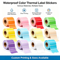 Papel Térmico Directo 100 x 150 mm 350 Unidades A6 4 x 6 Pulgadas 500 Unidades Rollo de Etiquetas Adhesivas para Envíos Logísticos