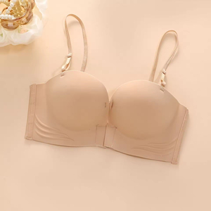 <span class=keywords><strong>Sujetador</strong></span> sin Tirantes al por Mayor para Mujer, Verano, <span class=keywords><strong>Pecho</strong></span> Pequeño, con Realce, Antideslizante, con Hebilla Delantera, <span class=keywords><strong>Invisible</strong></span> - Product Image 4
