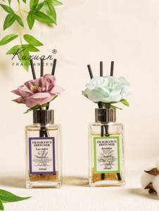 Juego de difusor de caña de gran oferta de 100ml, fragancia de lujo para aromaterapia casera, Felicidad sin olor para decoración de dormitorio y sala de estar - Product Image 5