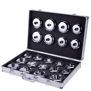 Juego de 27 Llaves Universales de Acero para Filtro de Aceite de Auto, Tipo Tapa, Juego de Llaves para Filtros de Coche, Herramientas de Reparación de Vehículos - Product Image 3