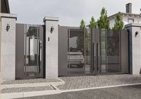 Portails coulissants automatiques en aluminium pour entrée principale de jardin, clôtures extérieures modernes pour maison, treillis et portails de garage – Nouveaux designs