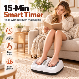 Masajeador Eléctrico de Pies y Piernas con Calor, Amasamiento y Vibración, Máquina de Masaje de Pies Portátil para Relajación en el Hogar - Product Image 5