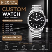Montres mécaniques Seikoo haut de gamme pour hommes, en acier inoxydable 304L, logo personnalisé en usine, montre automatique étanche 5 ATM, montre de luxe pour hommes