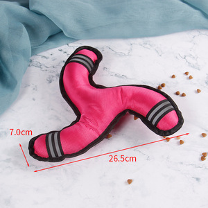 Muestra gratis <span class=keywords><strong>Original</strong></span> nueva llegada OEM <span class=keywords><strong>Boomerang</strong></span> personalizado peluche mascota juguete interactivo mascota divertido peluche juguetes perro masticar Juguetes - Product Image 2