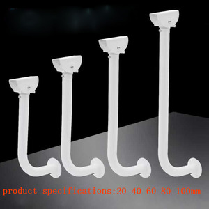 Soporte de Pared en Forma de L para Cámara de Seguridad CCTV Universal de Aluminio, Diámetro del Tubo 28mm - Product Image 1