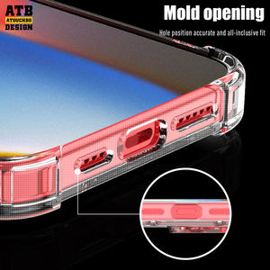 Funda Transparente para Teléfono ATB para <span class=keywords><strong>iPhone</strong></span> 16 <span class=keywords><strong>Pro</strong></span> <span class=keywords><strong>Max</strong></span> con Caja de Empaque, Funda Protectora de TPU Transparente a Prueba de Golpes - Product Image 3