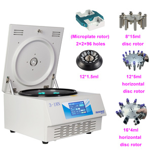 Low-Noise Desktop Laboratory High Speed Refrigerated Centrifuge 1.5/2ml Rotor 3-18N 18500rpm 27100xg with LCD Touch Screen - Product Image 3